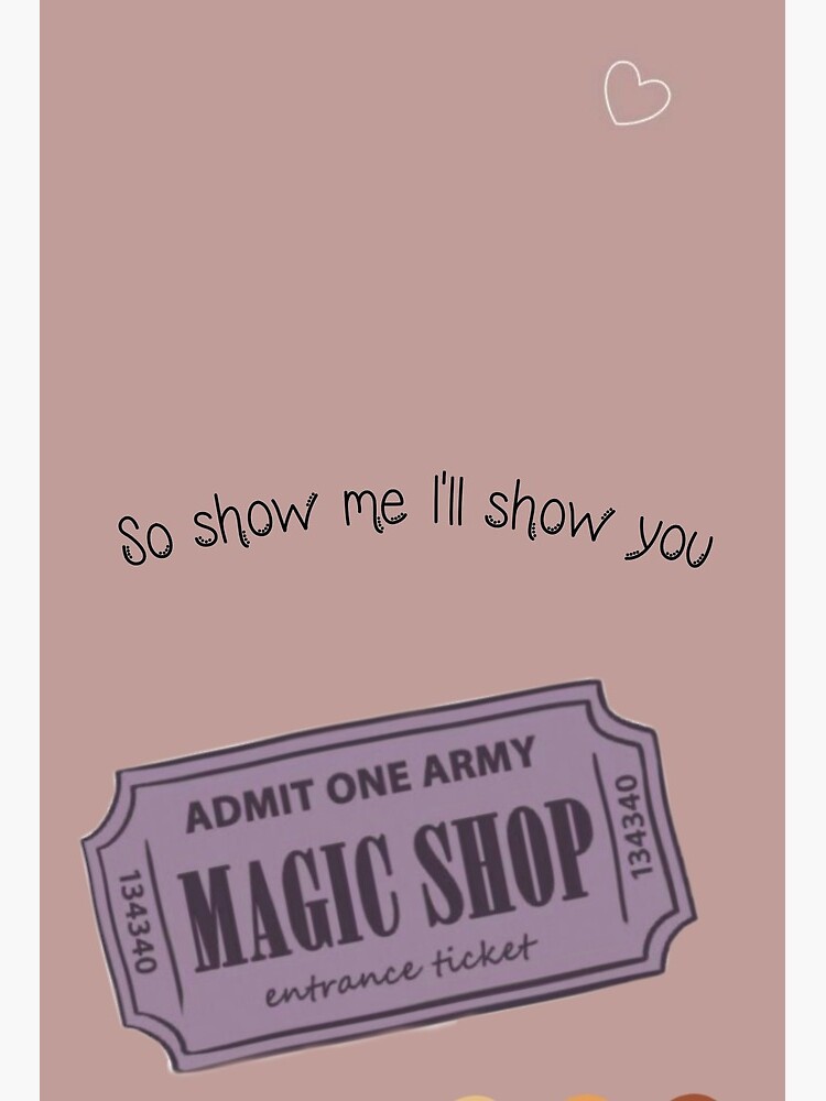 BTS Magic Shop Inspired | Art Board Print