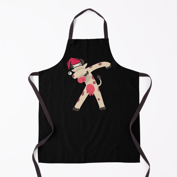 Item preview, Kawaii cow dabbing in Christmas hat designed and sold by GulQari.