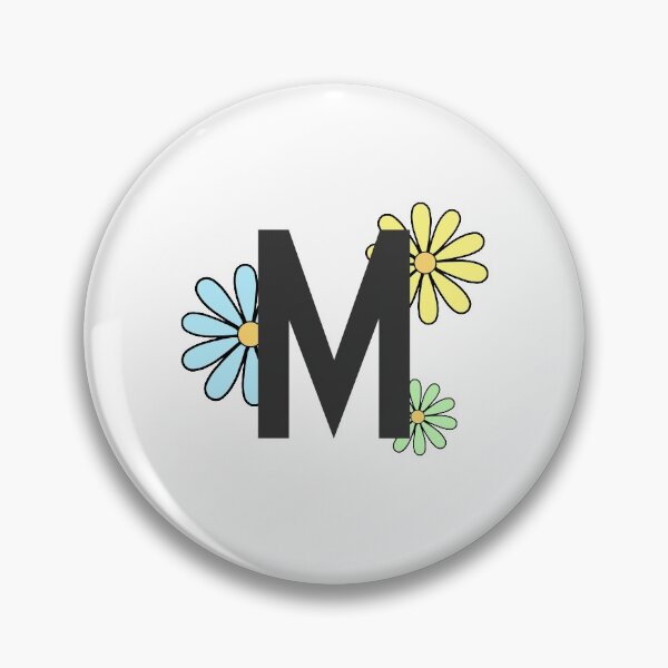Item preview, Floral Letter M designed and sold by passionatelyem.