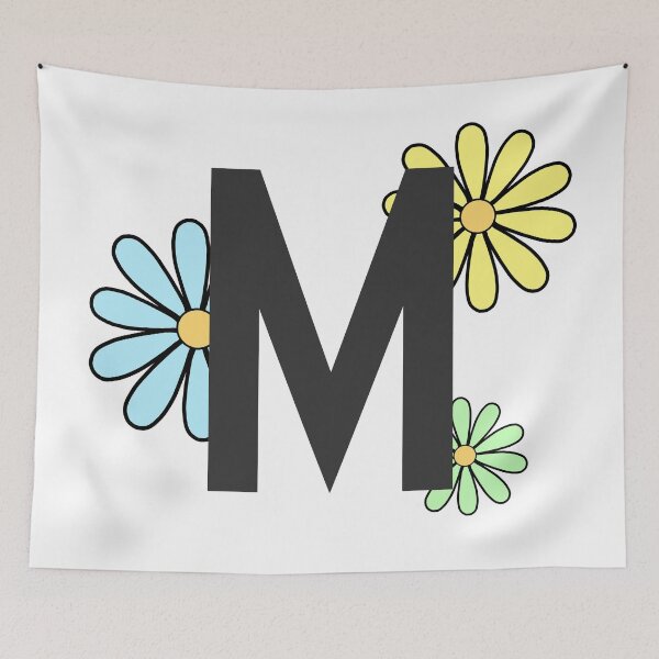 Item preview, Floral Letter M designed and sold by passionatelyem.