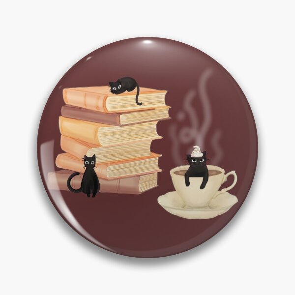 Item preview, Books Cats and Coffee designed and sold by rachelleybell.
