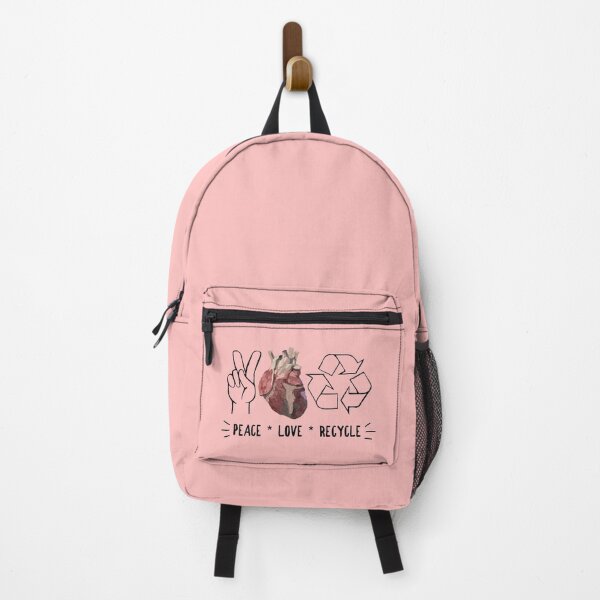 “Peace * Love * Recycle” Backpack