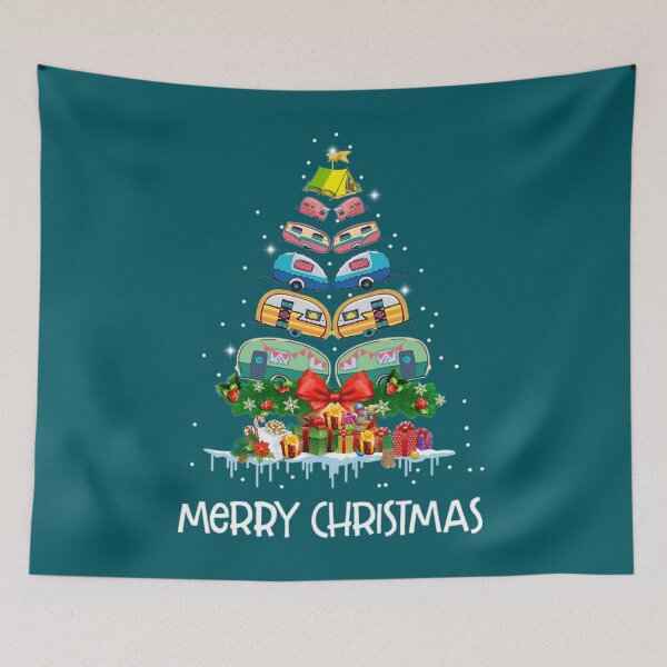 Item preview, Camping Christmas Tree  designed and sold by GeniusDesignArt.