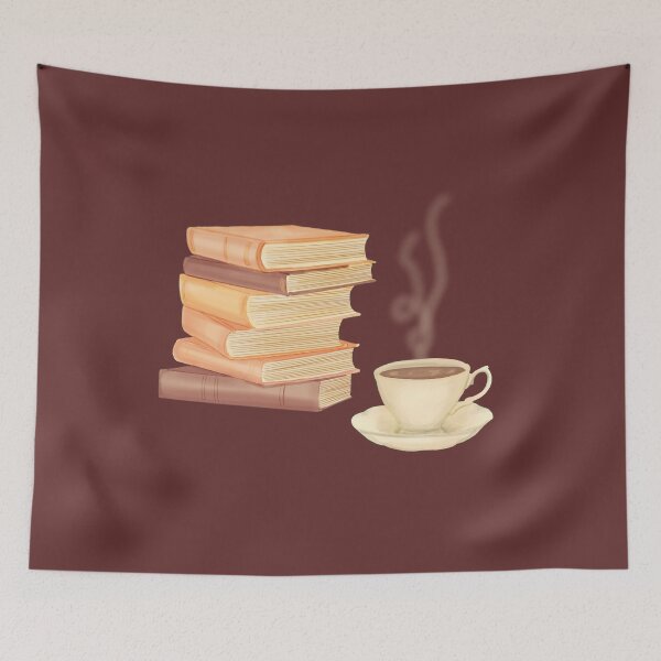 Item preview, Books and Tea designed and sold by rachelleybell.
