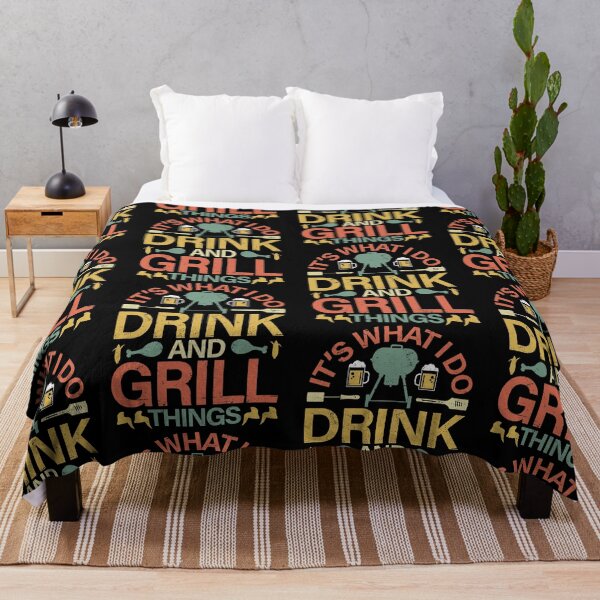 Item preview, It's What I Do Drink And Grill Things Pitmaster Barbeque designed and sold by GravitiTees.