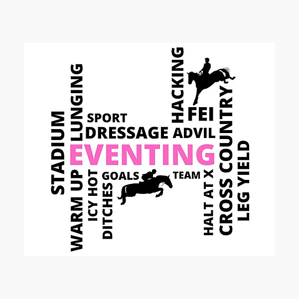 Item preview, Three-Day Eventing | Horse Design designed and sold by cheekygelding.