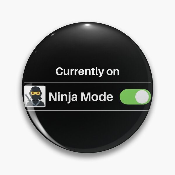 Aperçu de l'œuvre Actuellement en mode Ninja! créée et vendue par Nxt-Lvl-Awesome.