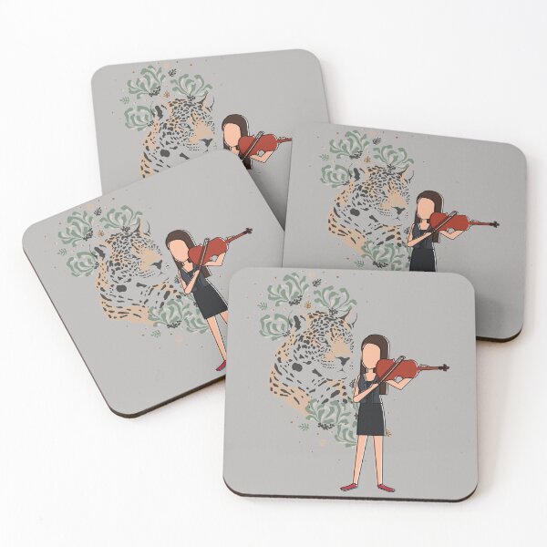 Item preview, girl playing fiddle  designed and sold by GulQari.
