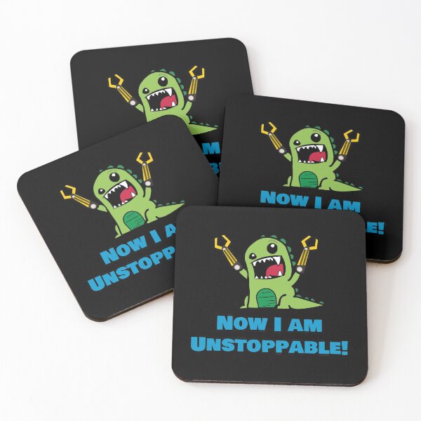 Item preview, T-Rex Dinosaur Now I Am Unstoppable designed and sold by GamingLifeUnltd.