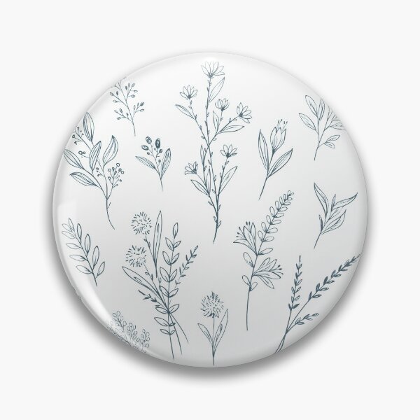 Item preview, Hand Drawn Floral Decorative Collection designed and sold by artPS.