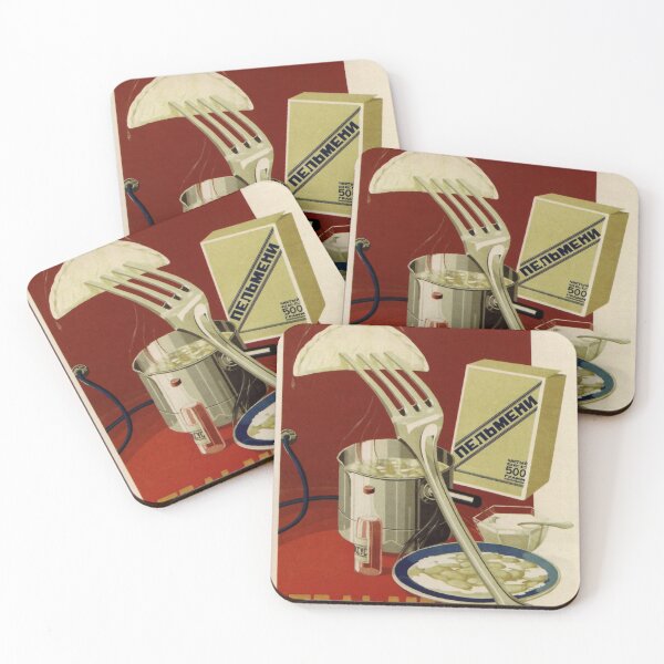 Item preview, retro 1936 pelmeni vintage poster designed and sold by plakati.