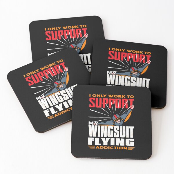 Item preview, I work to support my Wingsuiting addiction designed and sold by NeXore.