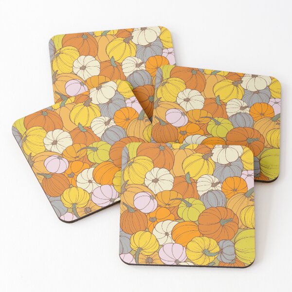 Item preview, Fall Pumpkin Collage Pattern - A Colorful Pumpkins Design  designed and sold by stacree.