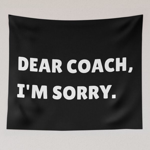 Item preview, Dear Coach, I'm Sorry. | Horse Design designed and sold by cheekygelding.