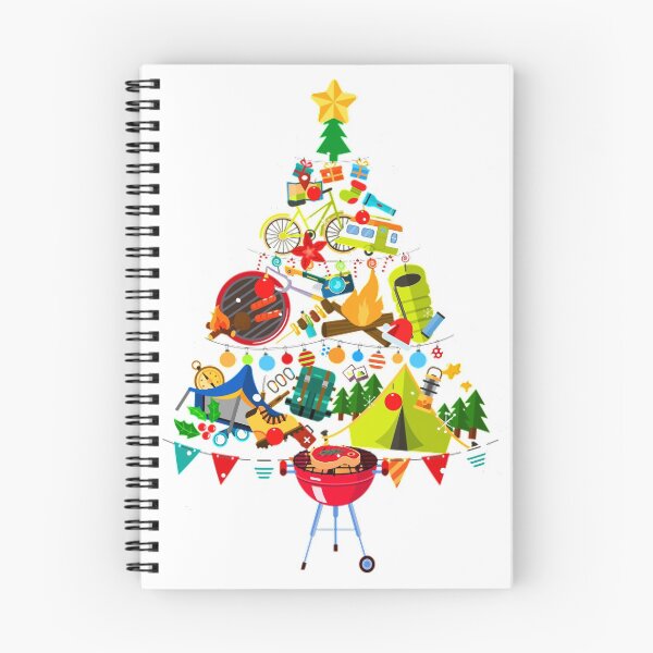 Item preview, Camping christmas tree designed and sold by GeniusDesignArt.