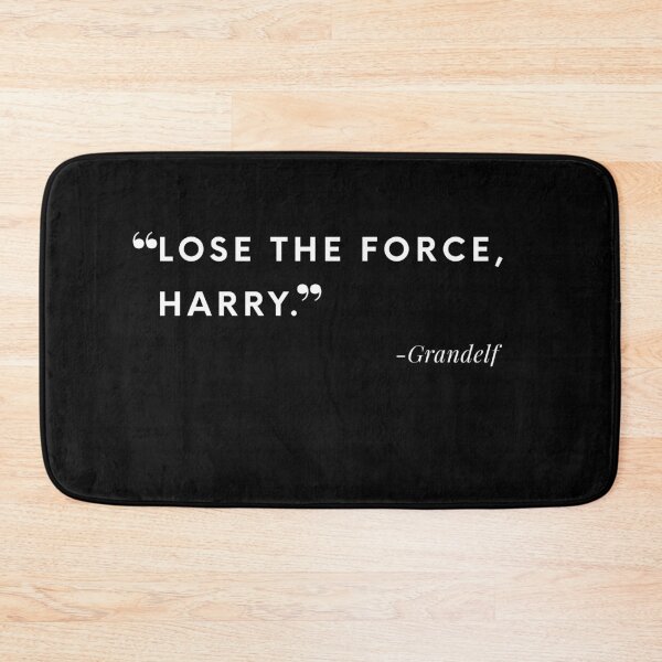 Item preview, Misquote of “Use The Force, Luke” Nerd Rage - white text designed and sold by gobbieshoppe.