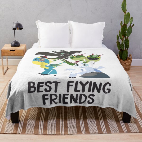How to Train Your Dragon 3 Hidden World Best Friends Throw Blanket