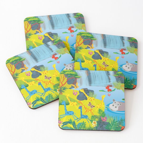 Item preview, Blue Giraffes - Julia and Julian and their animal friends in Zambia designed and sold by bluegiraffekids.