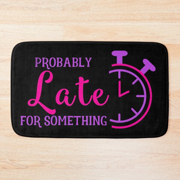 Item preview, Probably Late for Something in Pink and Purple designed and sold by Paulele.