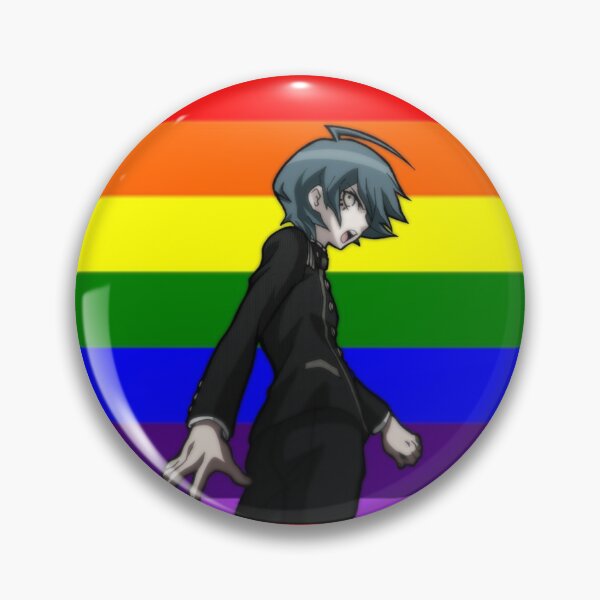 Item preview, Shuichi Saihara Gay pin  designed and sold by Cosplayshin.