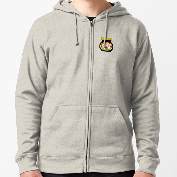 Marmite Yeast Extract Illustration Zipped Hoodie