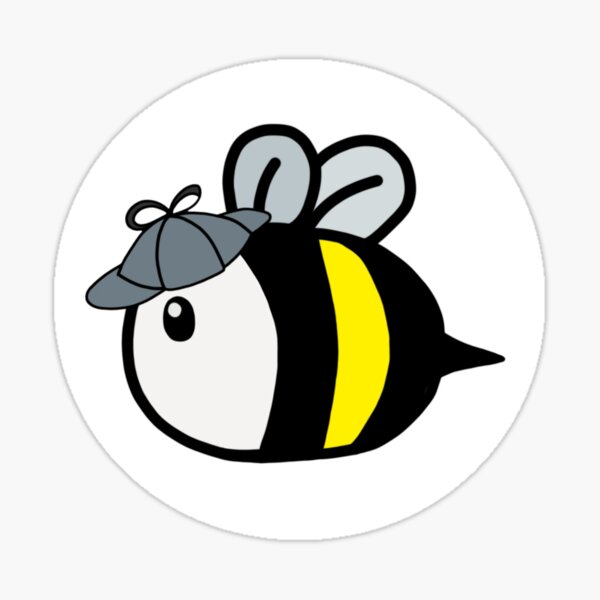 Sherlock's Bee Sticker