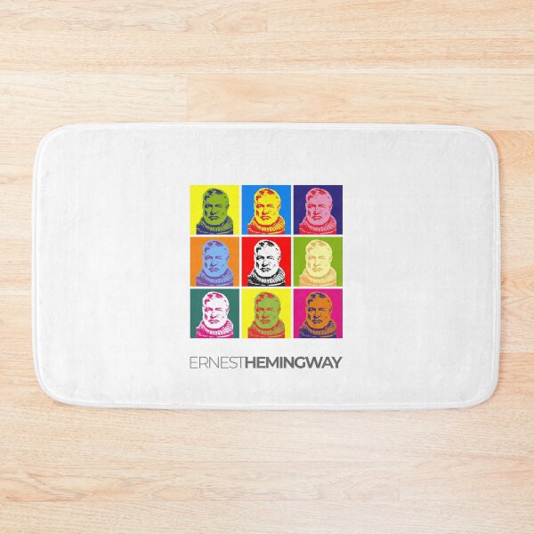 Item preview, Ernest Hemingway pop-art poster designed and sold by CMYKStudio.