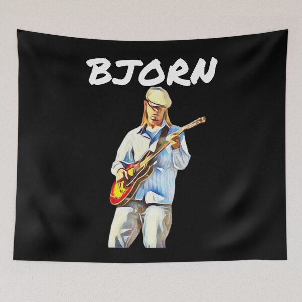 Item preview, ERIK BJORN playing guitar music painting designed and sold by Gordon Nelson.