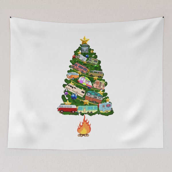 Item preview, Camper Christmas tree  designed and sold by GeniusDesignArt.