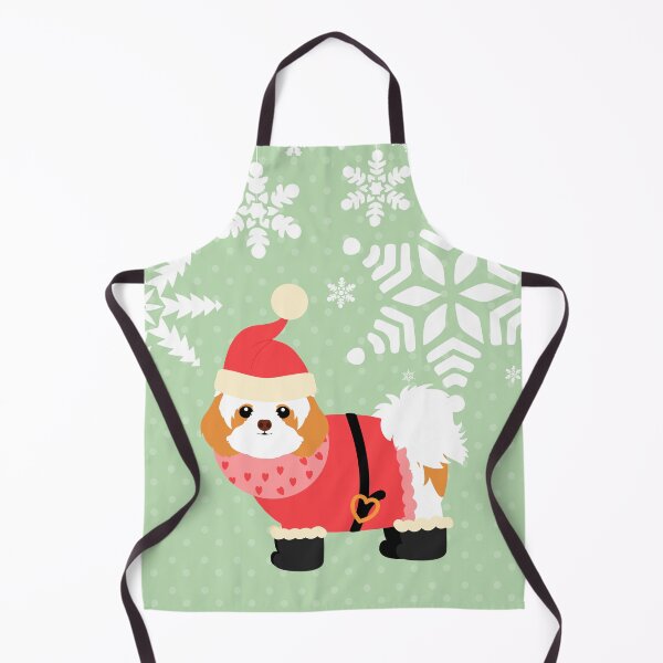 Item preview, Shih Tzu Christmas Santa Claus designed and sold by Lulupainting.