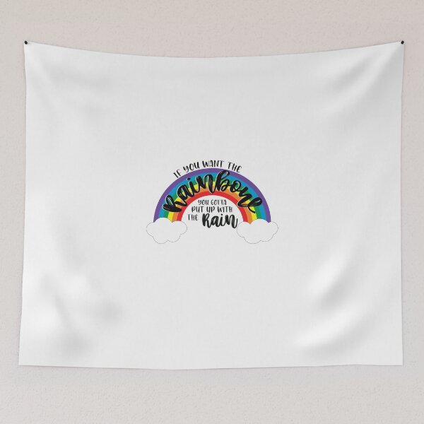 Item preview, Dolly Parton "If you want the rainbow, you gotta put up with the rain," Dumplin designed and sold by hazaza.