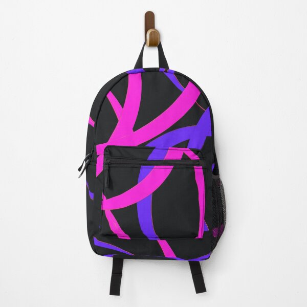 Item preview, Black Pink Purple Mod Abstract Circle Geographic Pattern designed and sold by ChromaticAddict.