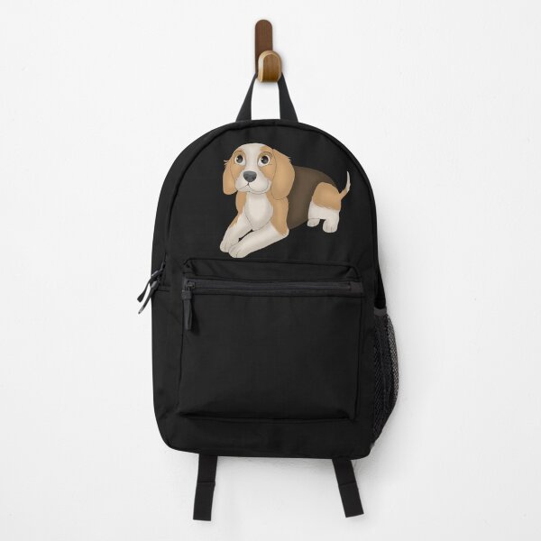 Item preview, cute dog in brown and white with black designed and sold by Ryzdesain.
