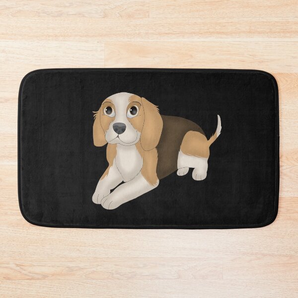 Item preview, cute dog in brown and white with black  designed and sold by Ryzdesain.