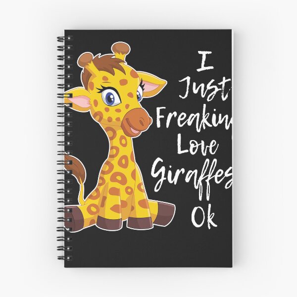 Item preview, Funny I Freaking Love Giraffes for Giraffe Zoo Lovers designed and sold by sunnym79.