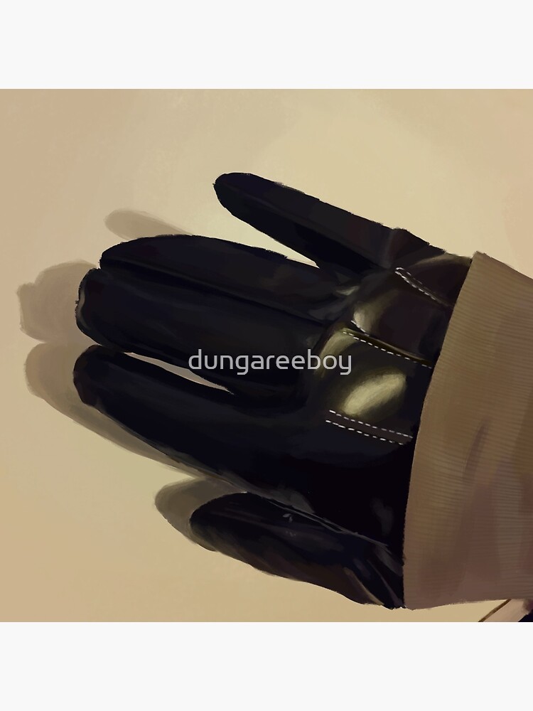 Pin on leather gloves