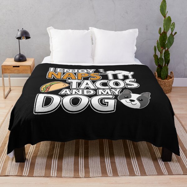 Item preview, Cute I enjoys Naps Tacos and my Dog  designed and sold by sunnym79.