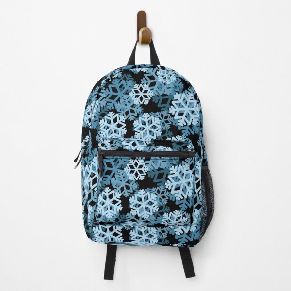 Item preview, Winter Snowflake Christmas Holiday Black Blue designed and sold by MrRoccoBlue.