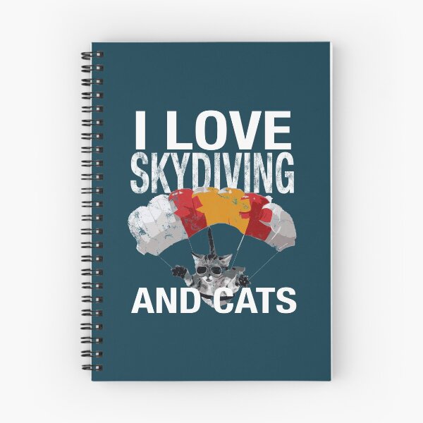 Item preview, I Love Skydiving and Cats designed and sold by SkydiveApparel.