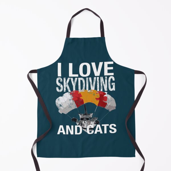 Item preview, I Love Skydiving and Cats designed and sold by SkydiveApparel.