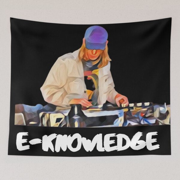 Item preview, DJ E-KNOWLEDGE music painting designed and sold by Gordon Nelson.