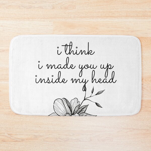 Item preview, I think i made you up - Sylvia Plath Quote designed and sold by Faeblehoarder.