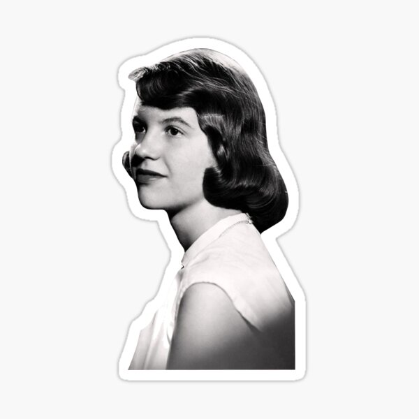 slyvia plath Sticker