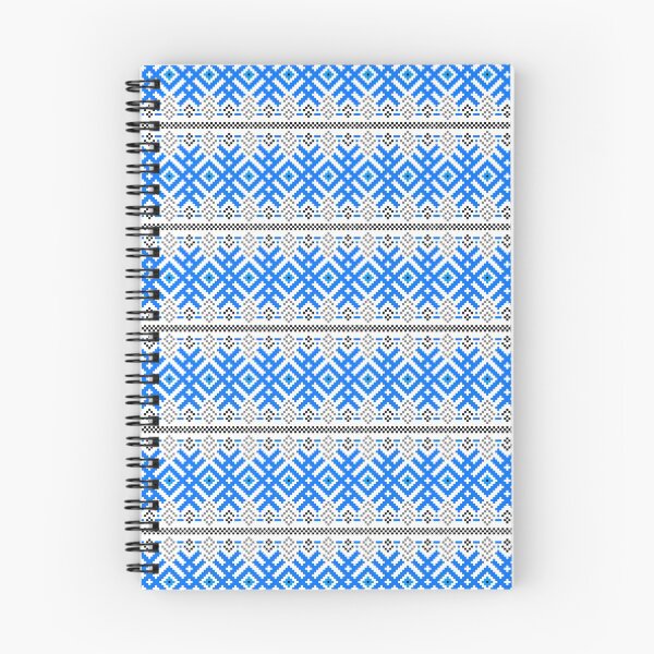Item preview, Unity - Force Protection Abundance - Ethno Ukrainian Traditional Pattern - Slavic Ornament Blue White Black designed and sold by GrandTartaria.