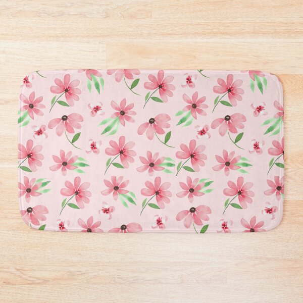 Item preview, Watercolor Pink Floral Pattern designed and sold by adortopia.