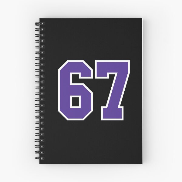 Item preview, Sixty-Seven Purple Jersey Number Sports 67 designed and sold by HelloFromAja.