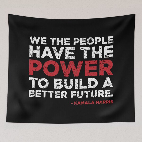 Item preview, "We the People have the Power"- Kamala Harris Victory Speech (Distressed Effect)  designed and sold by HeraAndKosmos.