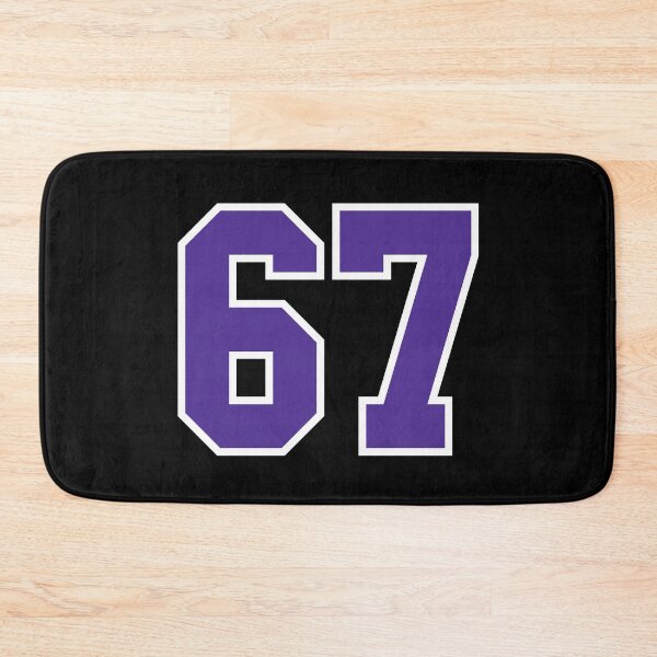 Item preview, Sixty-Seven Purple Jersey Number Sports 67 designed and sold by HelloFromAja.