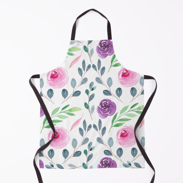 Item preview, Watercolor Pink & Purple Rose Pattern designed and sold by adortopia.