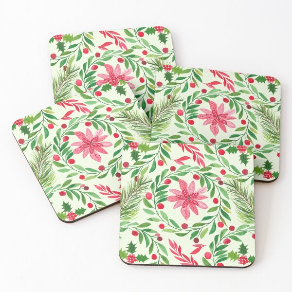 Item preview, Xmas Flower Pattern designed and sold by adortopia.